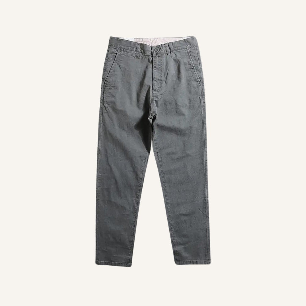 Calça Chino Civano Vittore Cinza