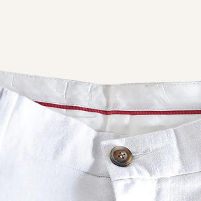 Calça Masculina de Linho Bianco Branca