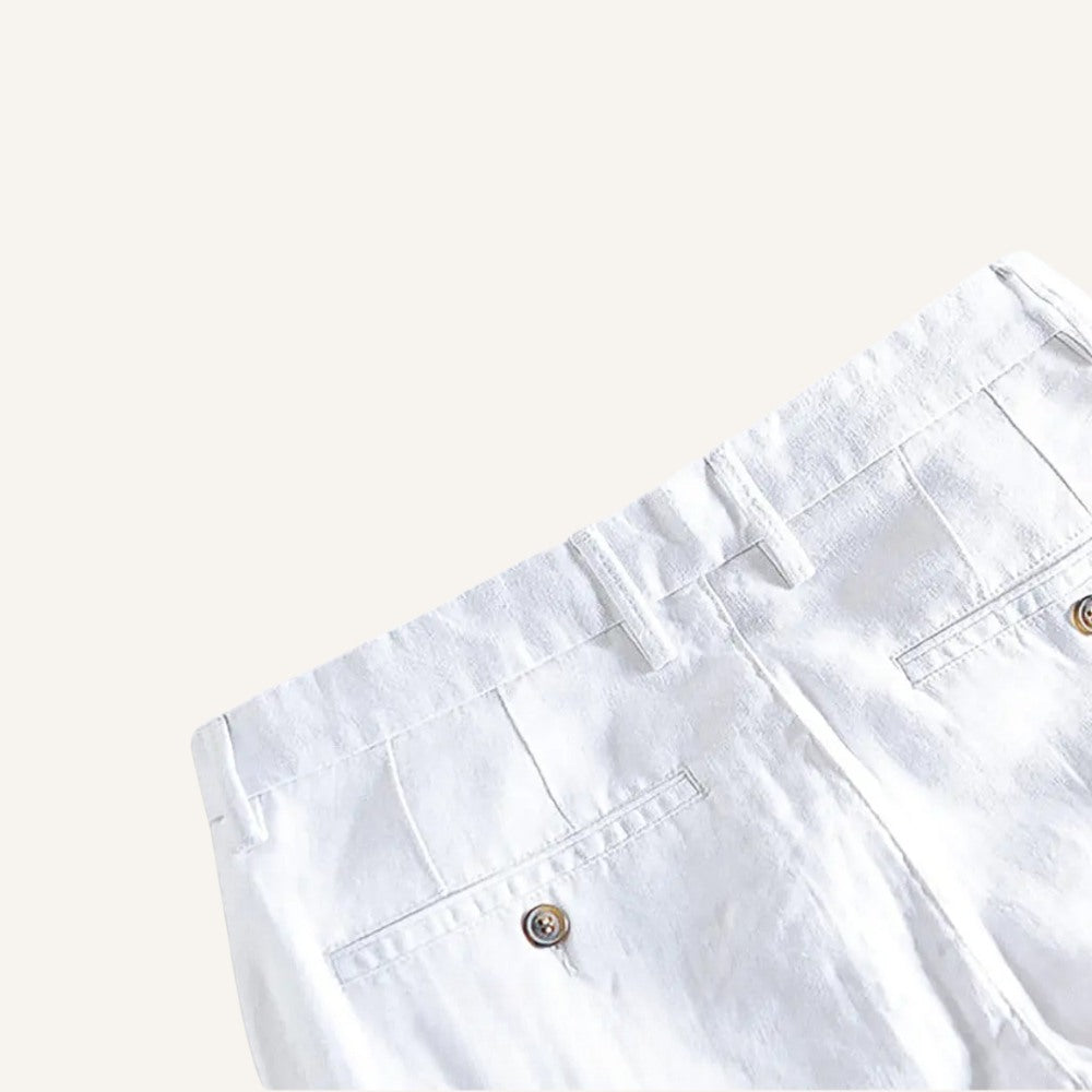 Calça Masculina de Linho Bianco Branca