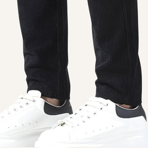 Calça de Veludo Masculina Old Money VersaillesPreta