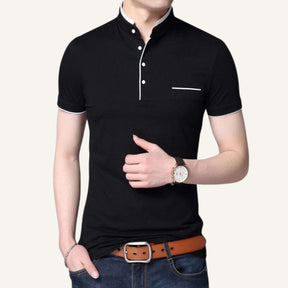 Camisa Polo Masculina Napolli preto