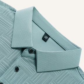 Camisa Polo Masculina Old Money Amalfi Verde Agua 1