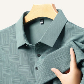 Camisa Polo Masculina Old Money Amalfi Verde Agua 2