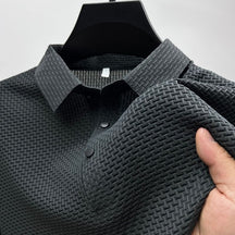 Camisa Polo Masculina Old Money Arrevier  cinza