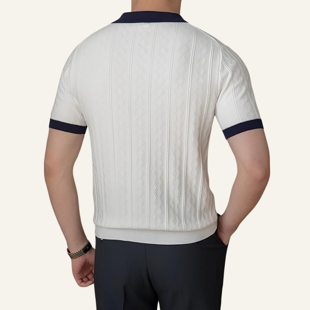 Camisa Polo Masculina Old Money La Martine Branco
