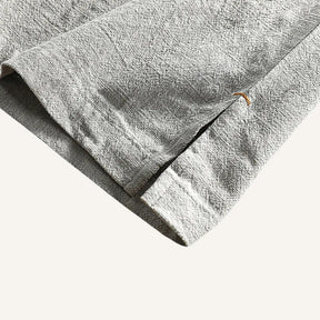 Camisa Polo Masculina de Linho Salerno Cinza Claro