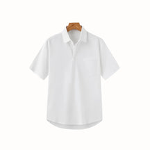 Camisa Polo de Linho Casablanca Branca
