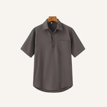 Camisa Polo de Linho Casablanca Cinza