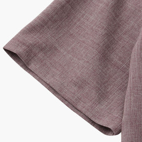 Camisa lisa de linho Beaumont com bolso frontal
