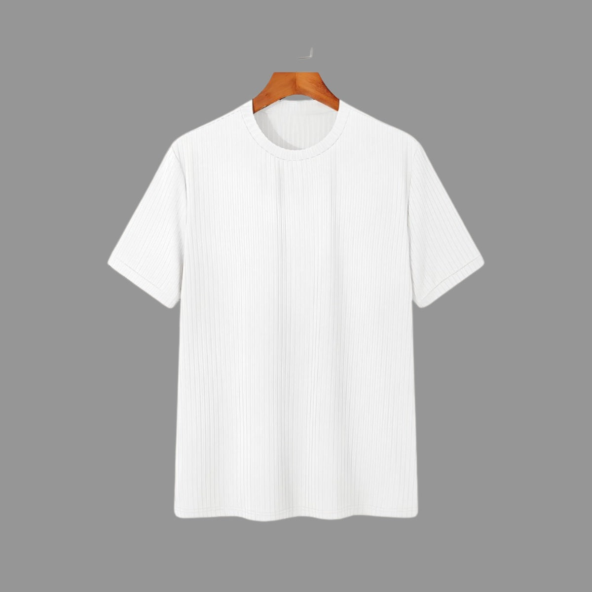 Camiseta Masculina Slim Fit Dalphin Branca