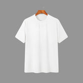 Camiseta Masculina Slim Fit Dalphin Branca