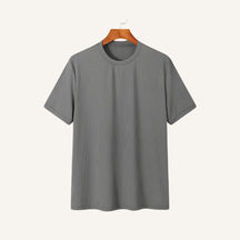 Camiseta Masculina Slim Fit Dalphin Cinza
