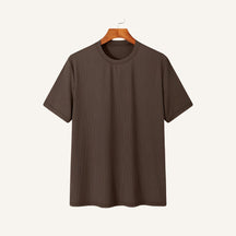 Camiseta Masculina Slim Fit Dalphin Marrom