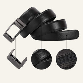 Cinto Social de Couro Civano Imperial Preto