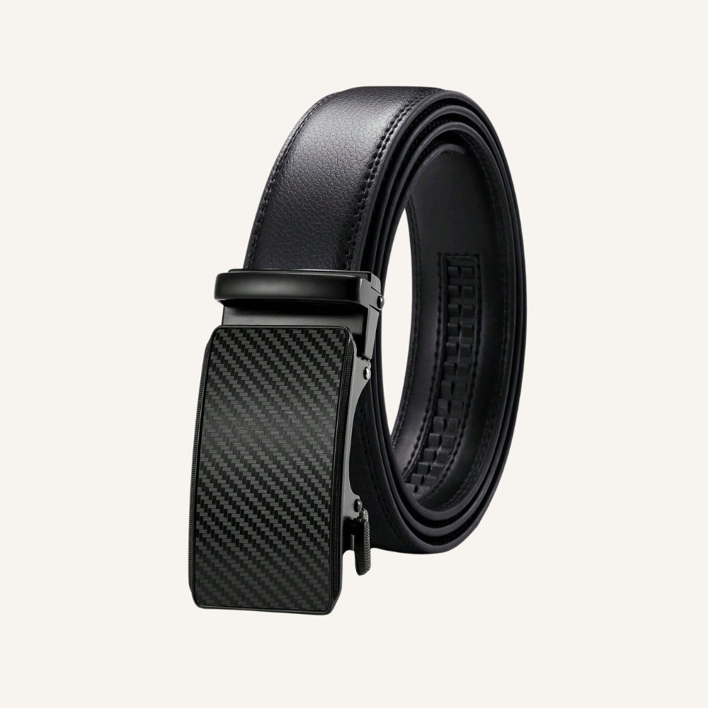 Cinto de Couro Masculino Civano Carbon Preto