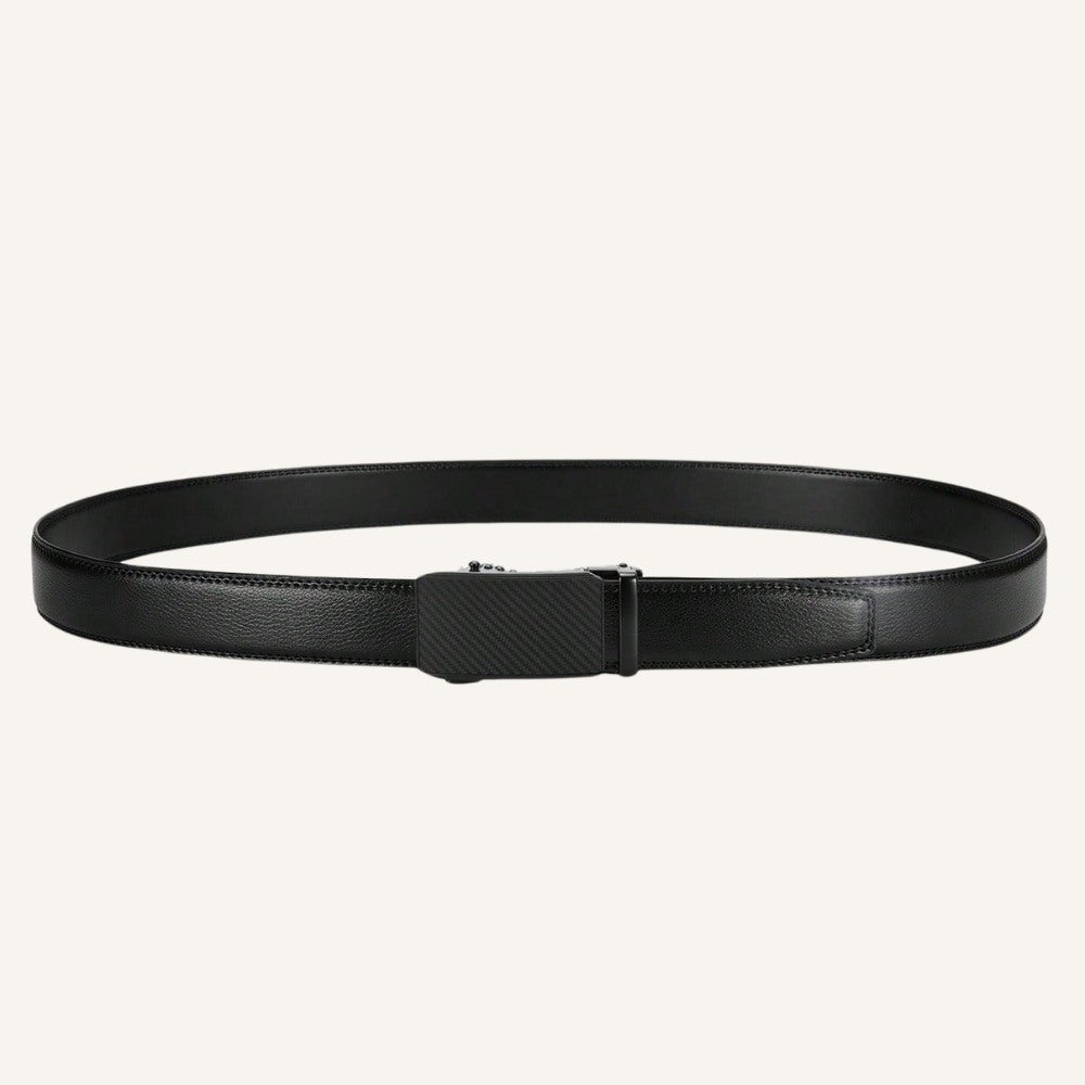 Cinto de Couro Masculino Civano Carbon Preto