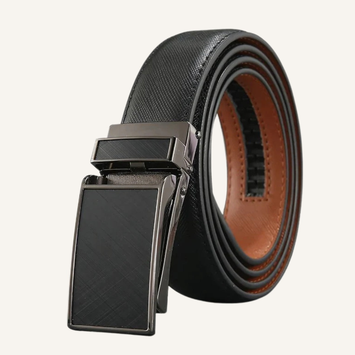 Cinto de Couro Masculino Civano Sheaf preto