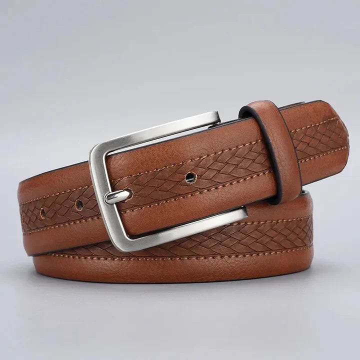 Cinto de Couro Masculino Civano West marrom