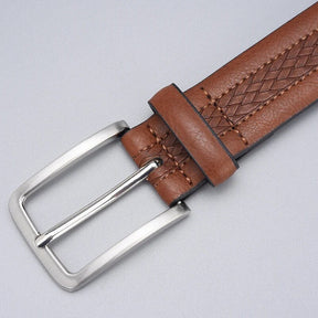 Cinto de Couro Masculino Civano West marrom