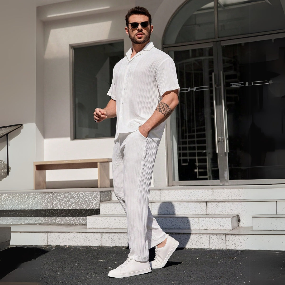 Conjunto Masculino Old Money Kendal branco