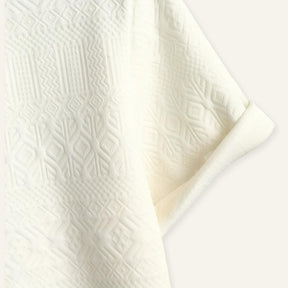 Conjunto Masculino Camisa Polo Old Money Jacquard Geometrik Bege