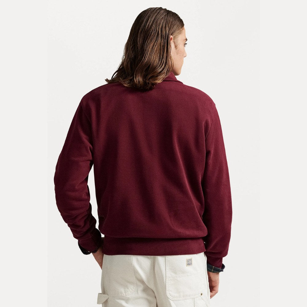 RL Loopback Fleece Collared Sweatshirt