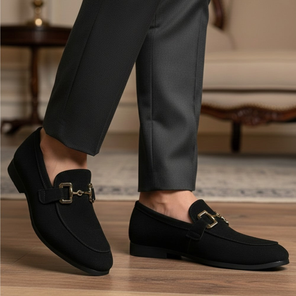 Mocassim Loafer Masculino de Camurça Luxo