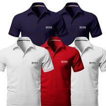 [BUY 3, GET 5] Kit 5 Polo Boss Essential