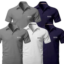 [BUY 3, GET 5] Kit 5 Polo Boss Essential