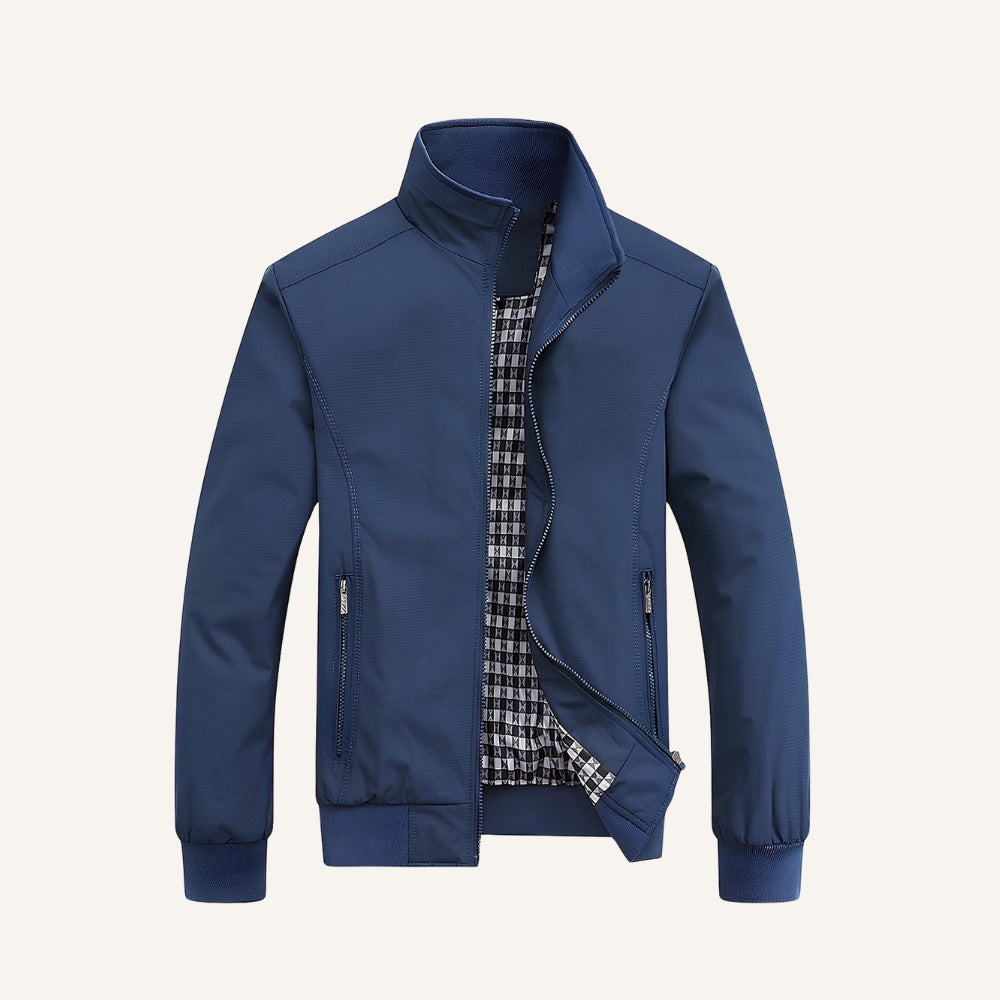Jaqueta Masculina de Inverno Forrada Becker azul marinho