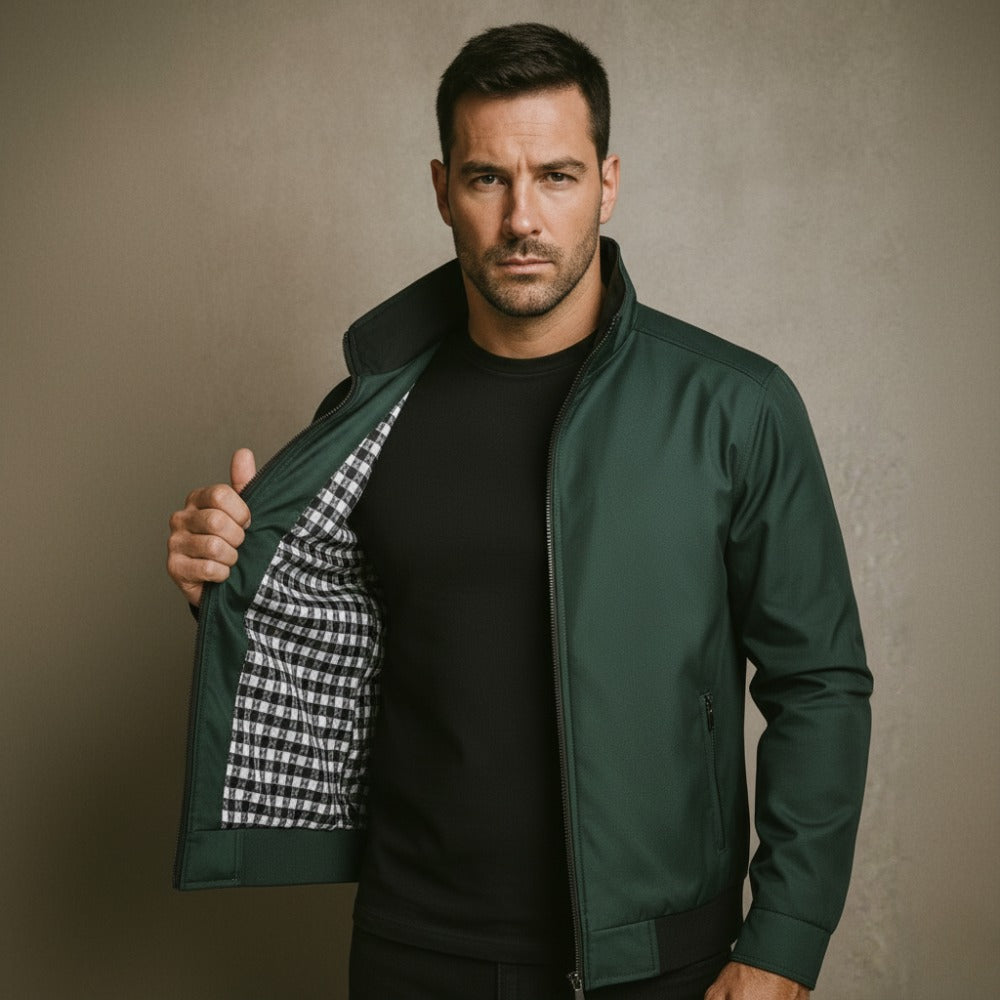Jaqueta Masculina de Inverno Forrada Becker verde