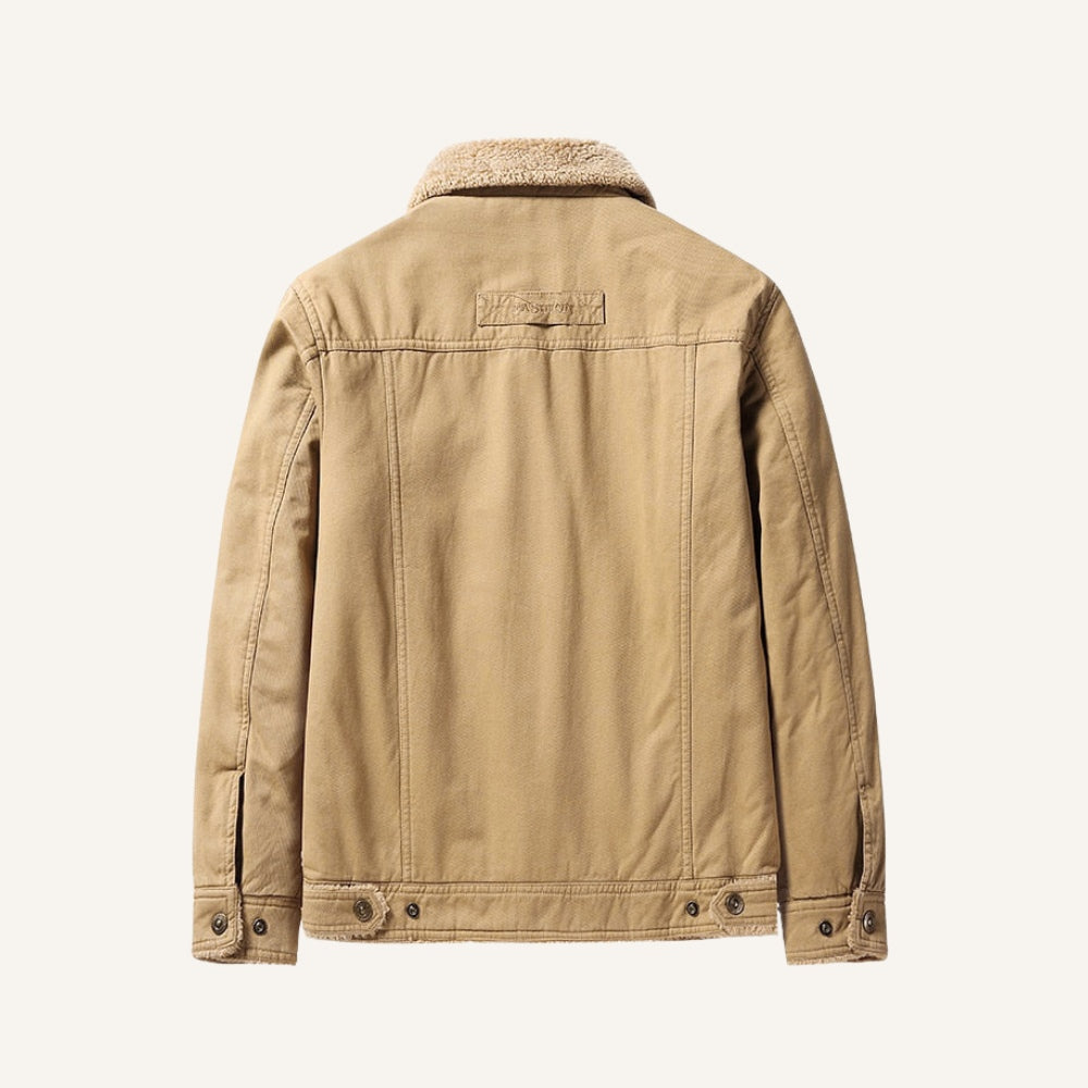 Jaqueta Masculina de Inverno Forrada Maccini caqui