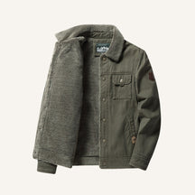 Jaqueta Masculina de Inverno Forrada Maccini verde militar