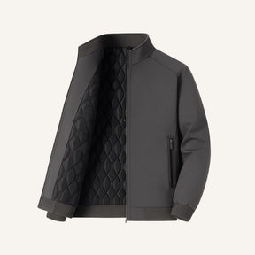 Jaqueta Masculina de Inverno Forrada Samour cinza