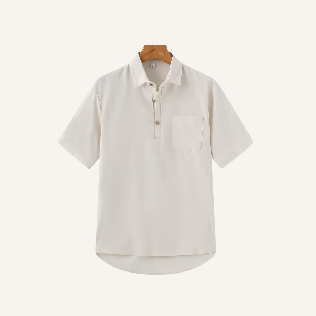 Linen Polo Shirt - Casablanca