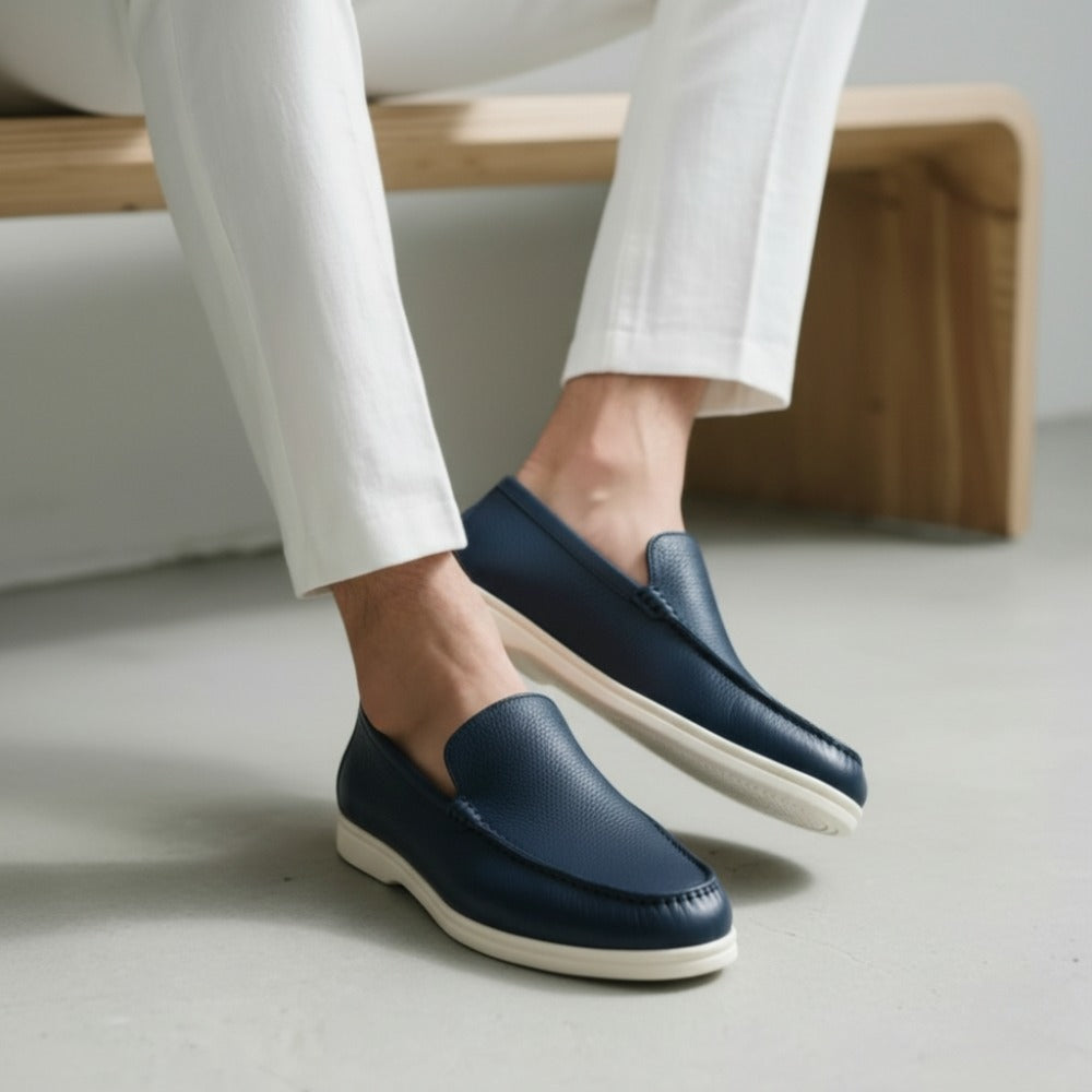 Loafer Masculino de Couro de Vaca Pelleni verde