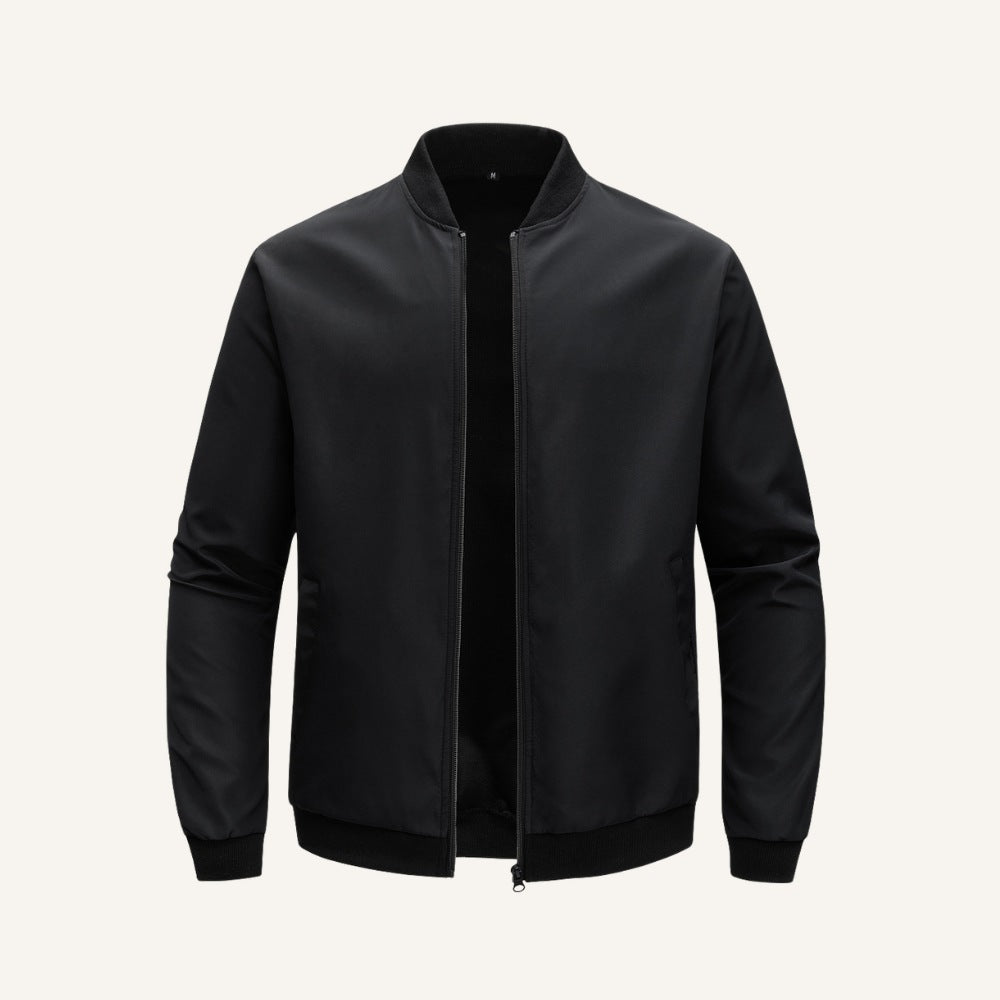 Men’s Black Bomber Jacket – Axis