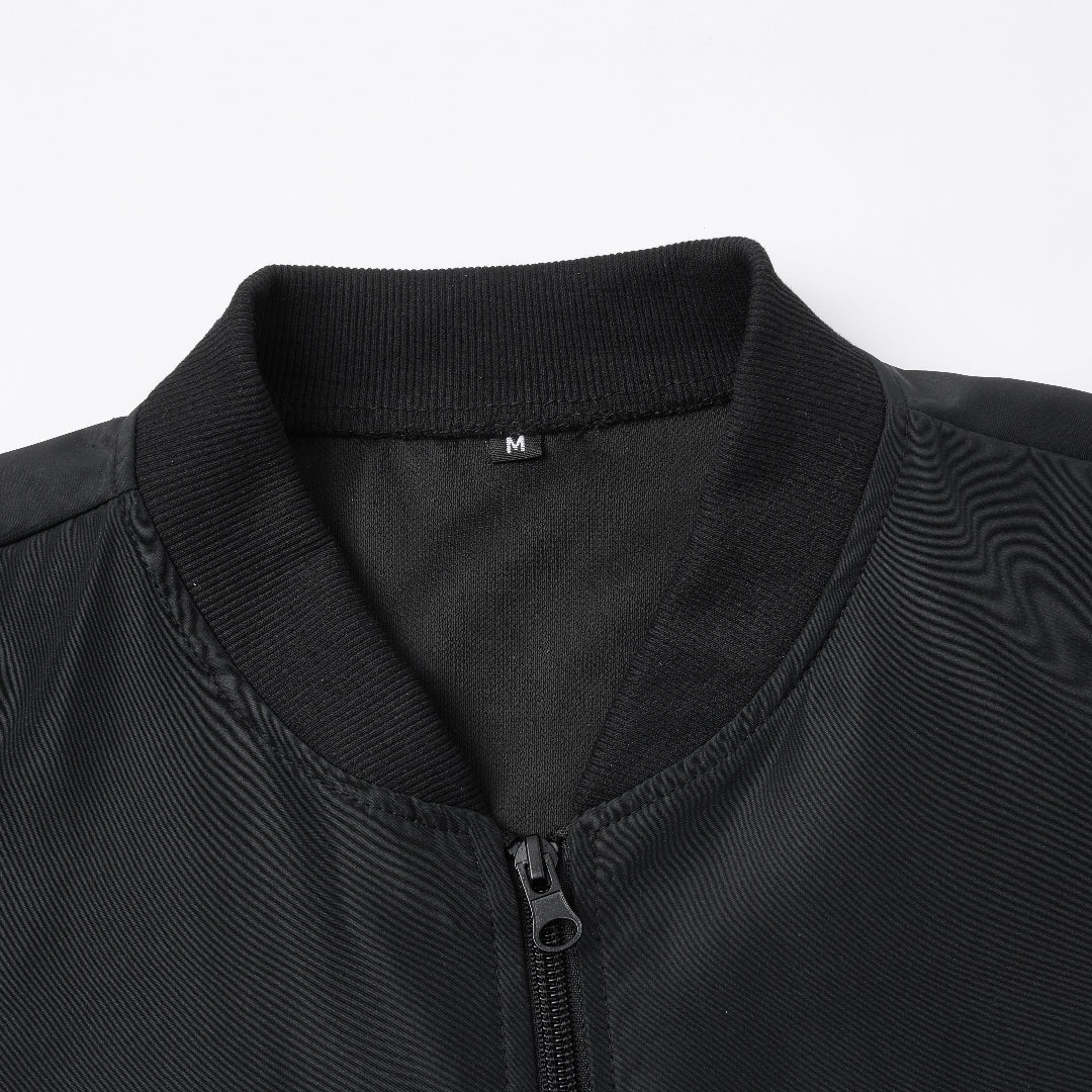 Men’s Black Bomber Jacket – Axis