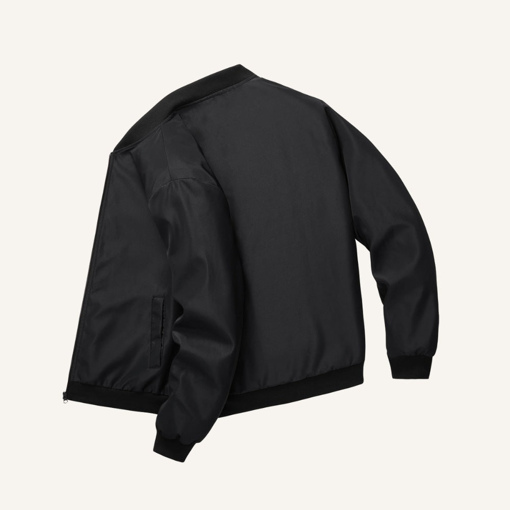 Men’s Black Bomber Jacket – Axis