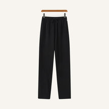 Men's Slim Fit Linen Trousers – Milford black 