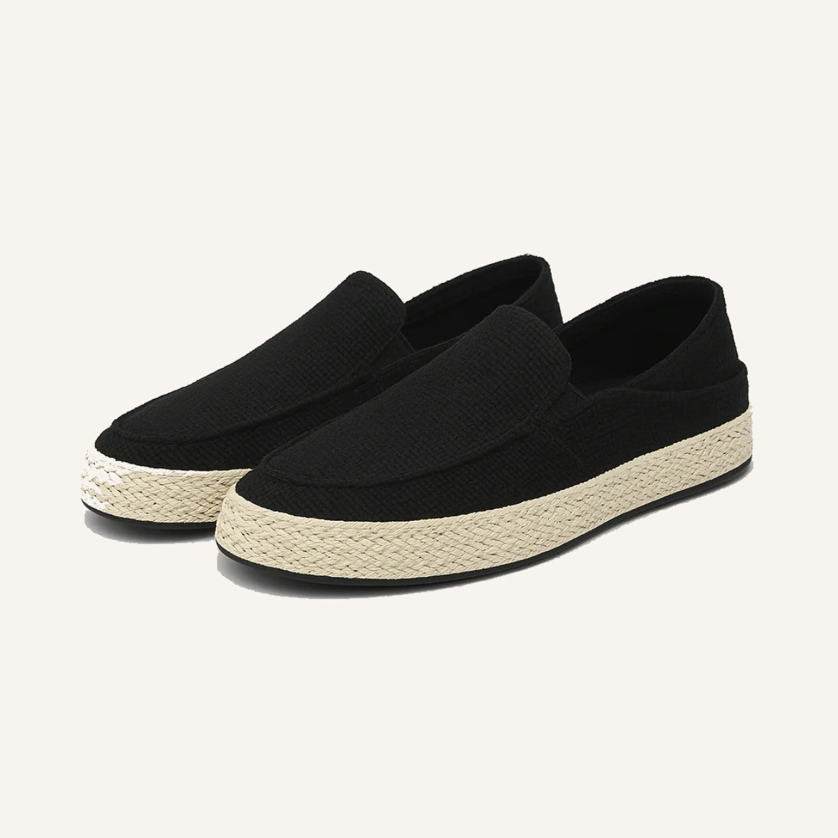 Men's Woven Slip-On Loafer – Nattuli black
