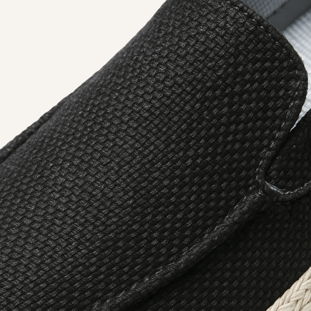 Men's Woven Slip-On Loafer – Nattuli black