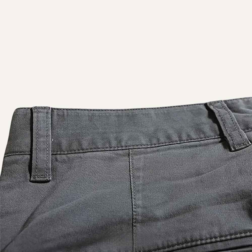 Mens Chino Trousers - Vittore Grey