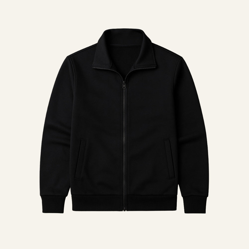 Mens High-Collar Jacket - Cleveland Black