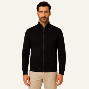 Mens High-Collar Jacket - Cleveland Black
