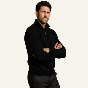 Mens High-Collar Jacket - Cleveland Grey