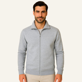 Mens High-Collar Jacket - Cleveland Grey