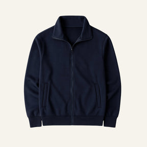 Mens High-Collar Jacket - Cleveland Navy Blue