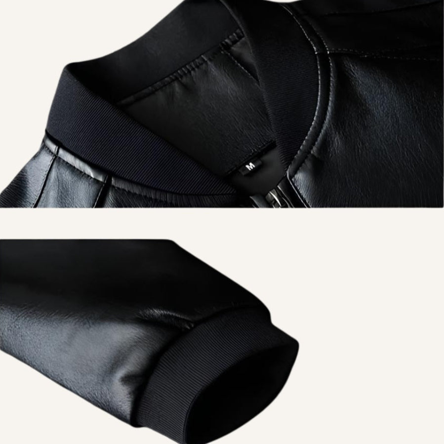 Mens Leather Jacket - Gran Nero