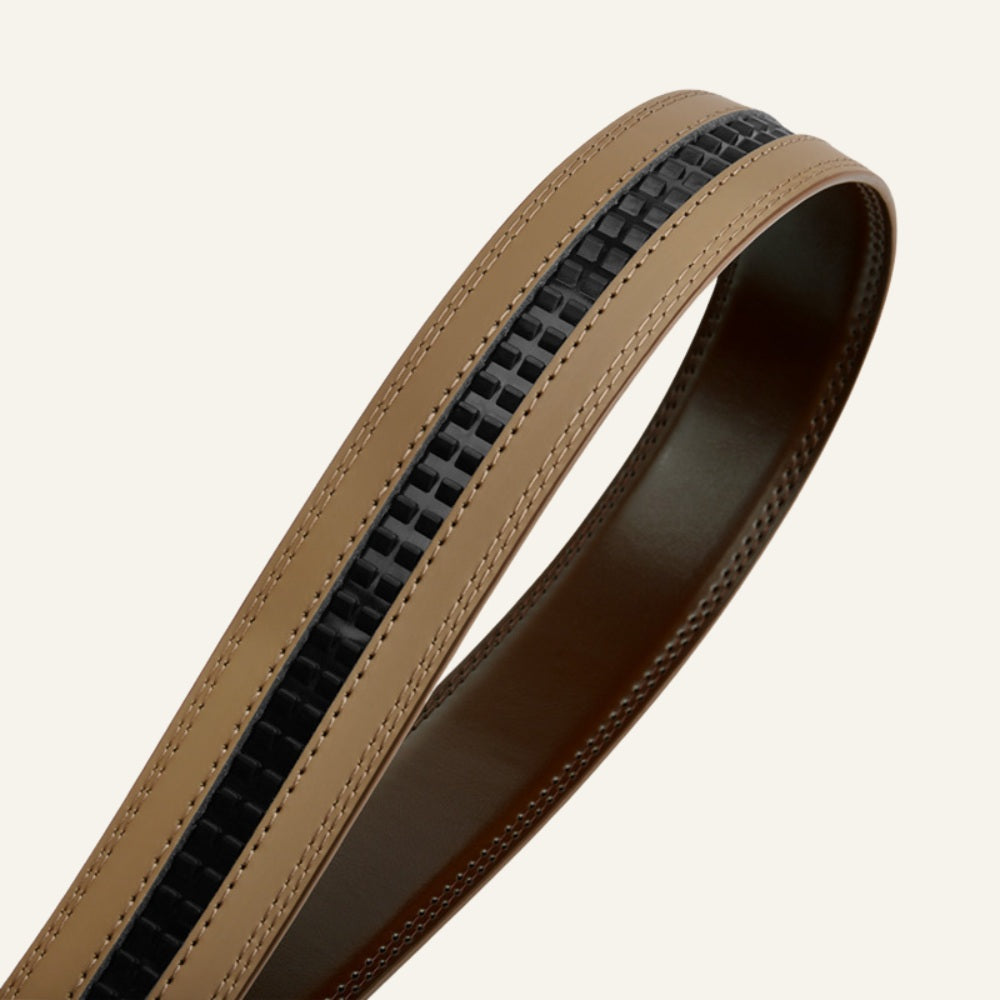 Mens Premium Leather Belt – Regener Black